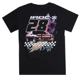 General Motors Chevy Bow Tie IROC-Z Camaro Short Sleeve Black T-Shirt